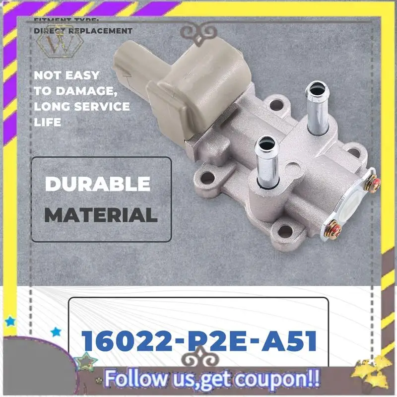 L38A-válvula de Control de aire en reposo para coche IACV IAC para Honda Civic CX DX EX HX LX GX 1.6L SOHC 16022-P2E-A51 16022-P2A-J01 AC184