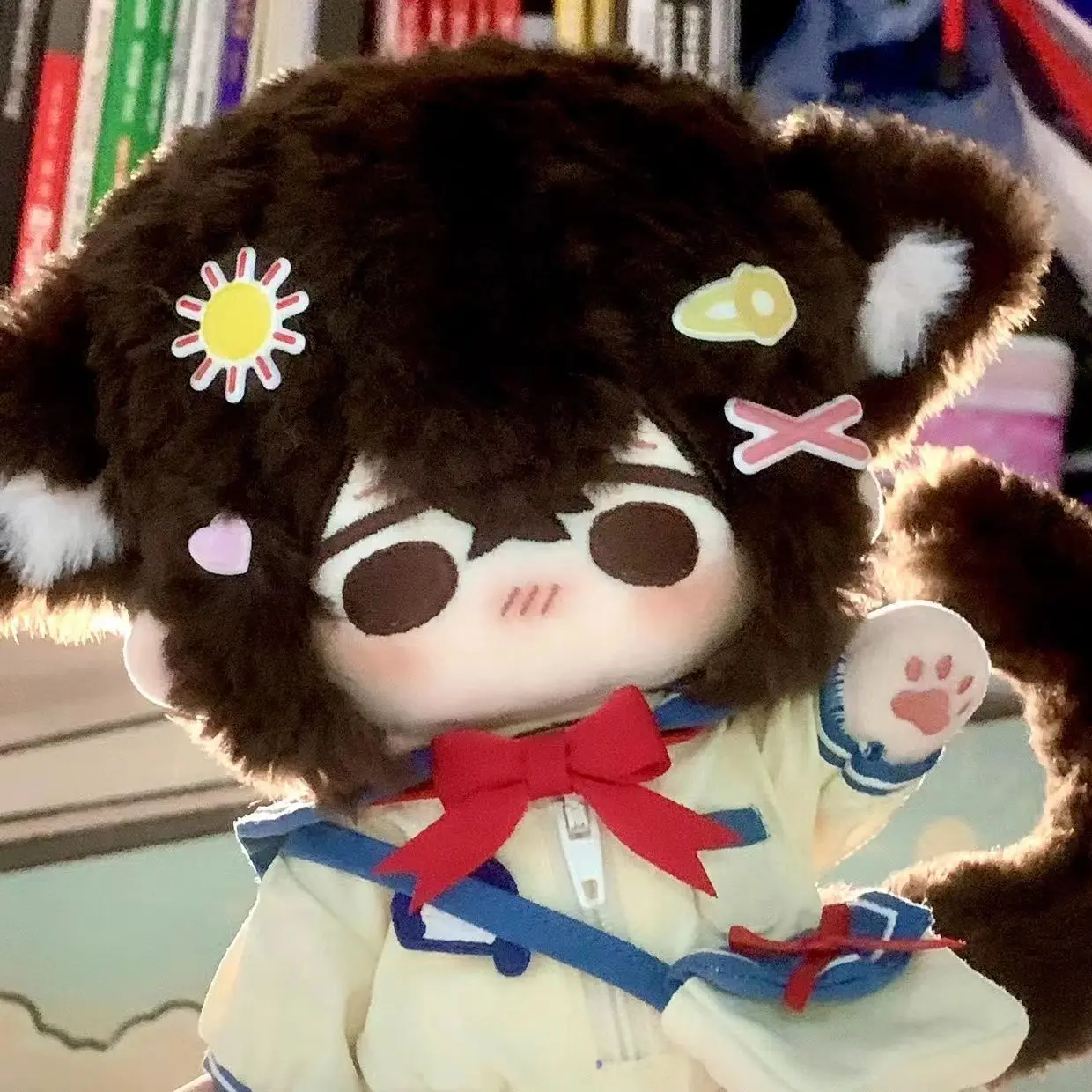 

Stuffed 20cm Anime Bungo Stray Dogs Dazai Osamu Cartoon Plush Doll Toy COS Dress-up Children Adults Collectible Cotton Gifts