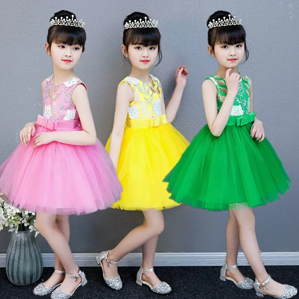 

Stage Wear Festival Celebration Modern Dance Dress for Girls Sequin Lyrical Contemporary Freestyle Dance Costume Girls Kids