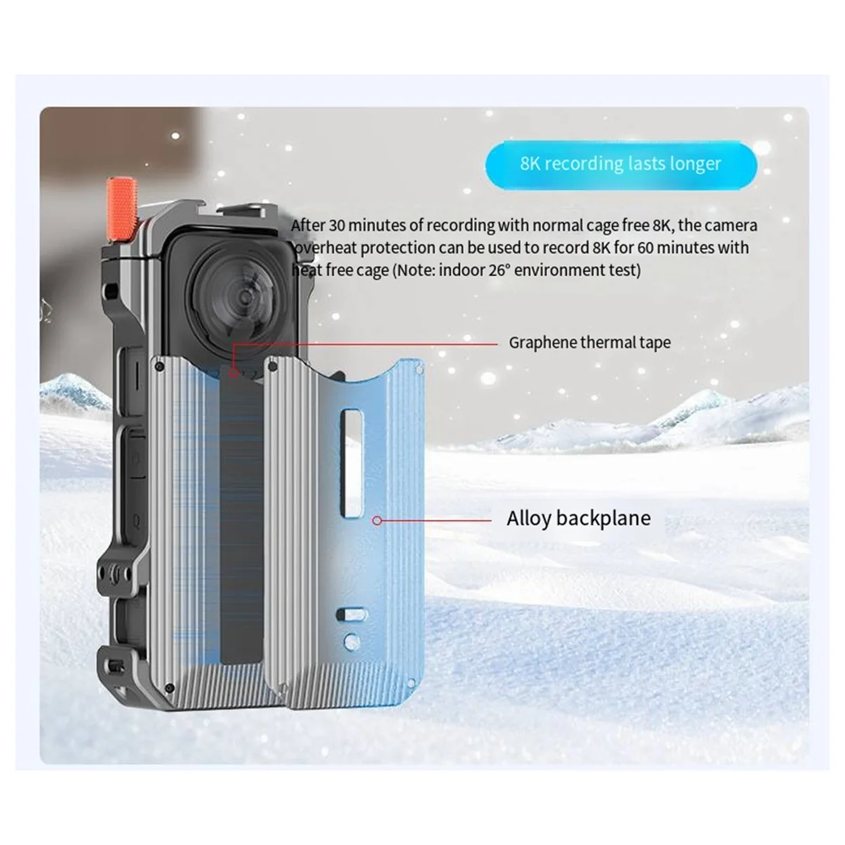 

Efficient For Insta360 X4 Shockproof Protective Rabbit Cage Expansion Case