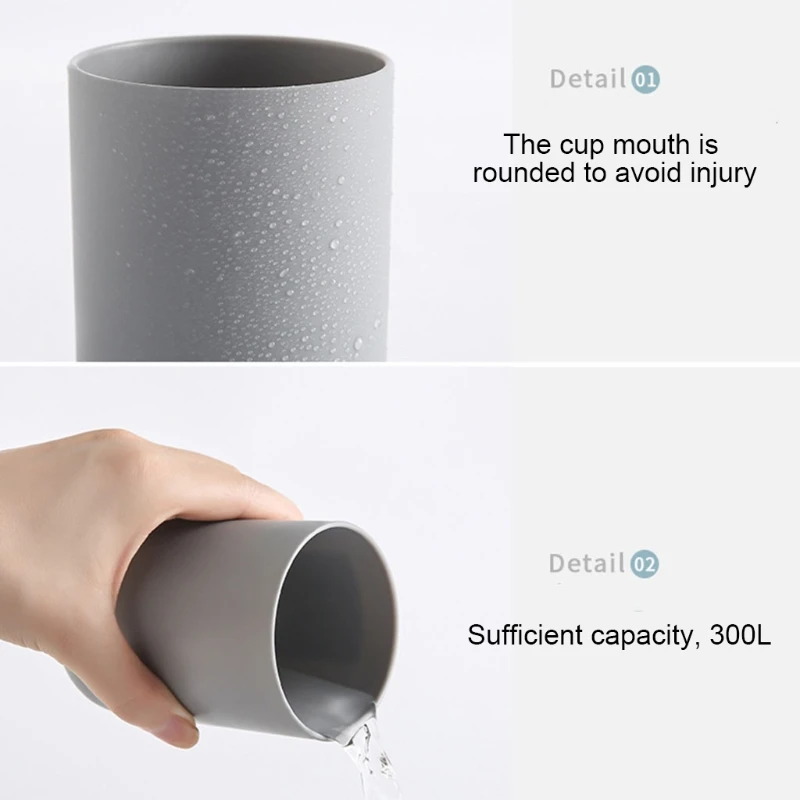 Vasos plástico para cepillos dientes, vasos para beber, vasos para cepillarse, vasos irrompibles para cepillos dientes,