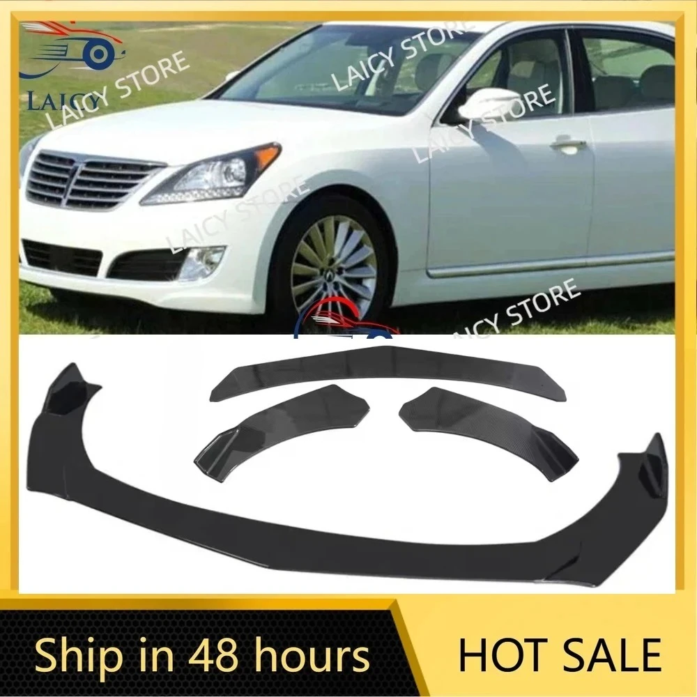 

LAICY Для Hyundai Equus 2011-16: Комплект обвеса для переднего бампера, накладка-диффузор, спойлер, защита от царапин, черные автозапчасти