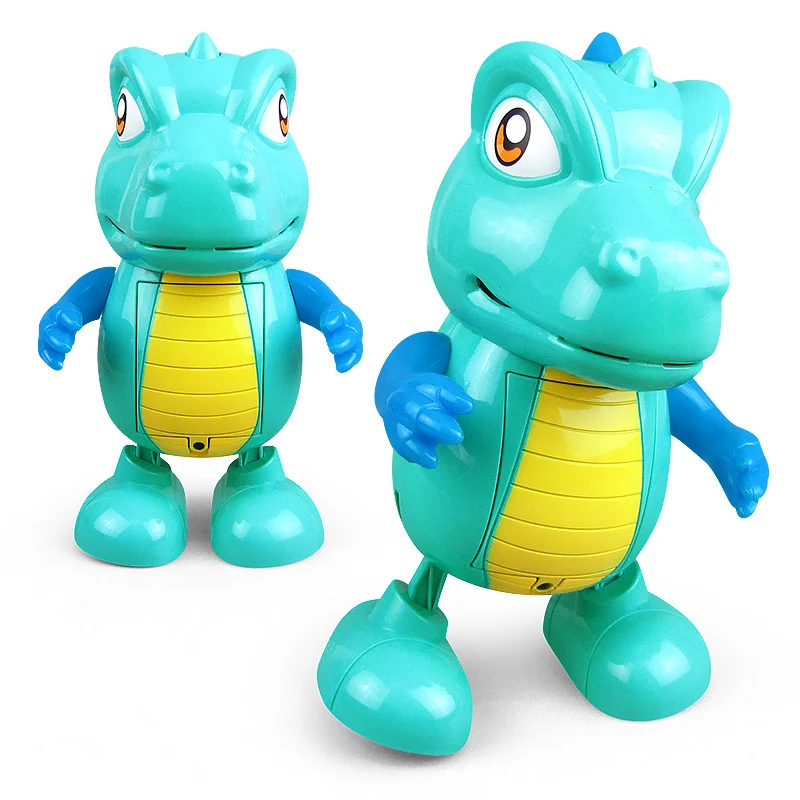 

Kids Electric Toys Will Dancing Cartoon Cute Little Dinosaur Toy Model With Lights Music Kids Puzzle Toys Baby Interactive Toys