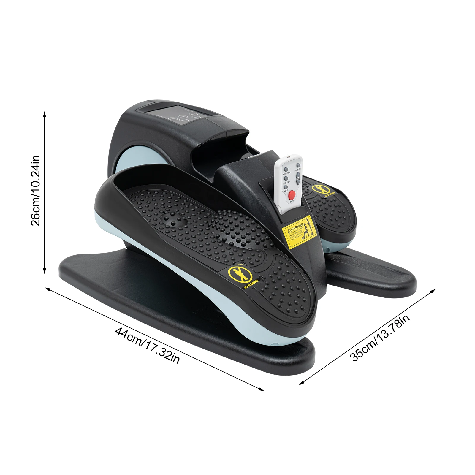 Step Fitness Machine with 5 Adjustable Speeds, LCD Screen Display for Distance, Calories, Speed, and Time, Remote Control,