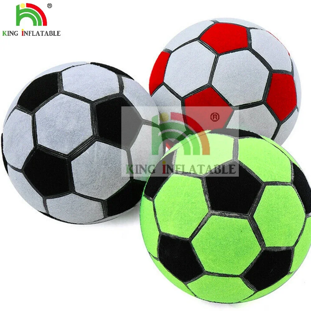 RTS 1 Pcs  ball Sticky Soccer Ball for Foot Kick Dart Games, Free Hand Pump, Outdoor Inflatable Football Target Board