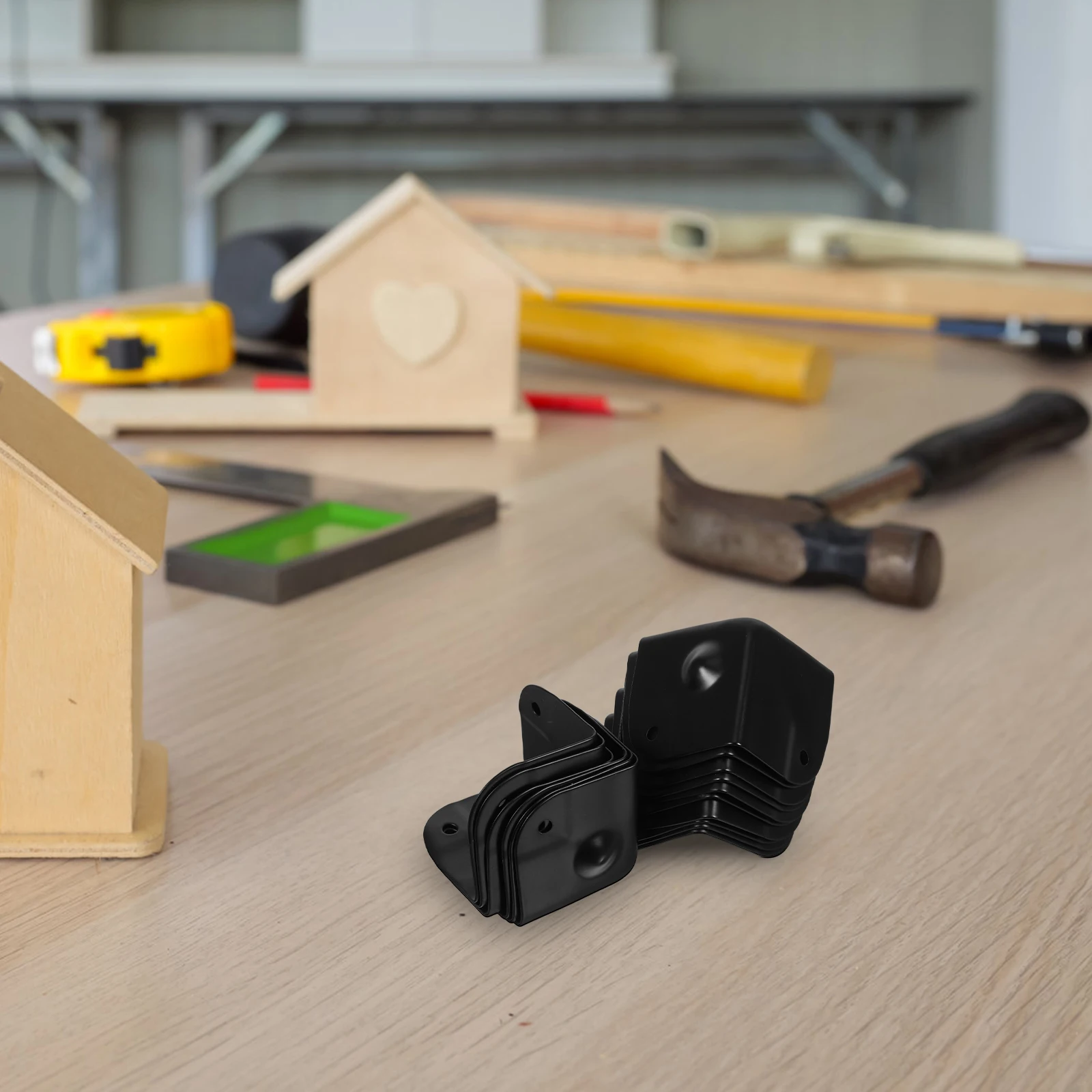 

16Pcs 40mm Iron Corner Protectors Black Speaker Cabinet Guard Plates Stable Reliable Furniture Protection Accessories