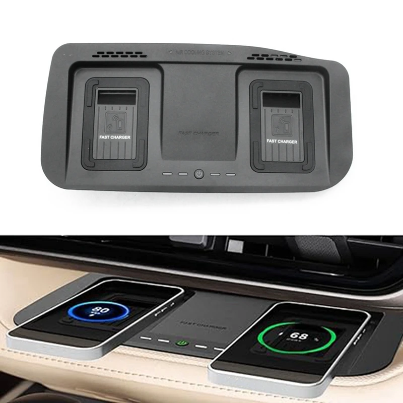 Car Wireless Charger For Toyota Highlander 2021 2022 Center Control Fast Mobile Charge Phone Holder