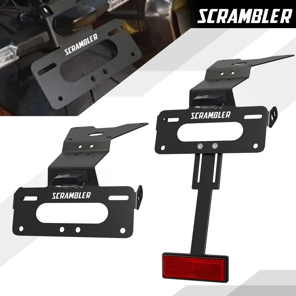 

Motorcycle Rear Tail Tidy Fender Eliminator Kit For Scrambler 400 X Speed 400 2024 2025 2026 License Plate Holder Bracket Parts