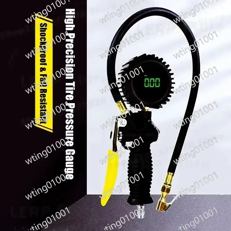 for High Precision Digital Tire Inflator Deflator Gun with Air Pressure Gauge Monitor Fast Automobile Tyre Inflation Tool