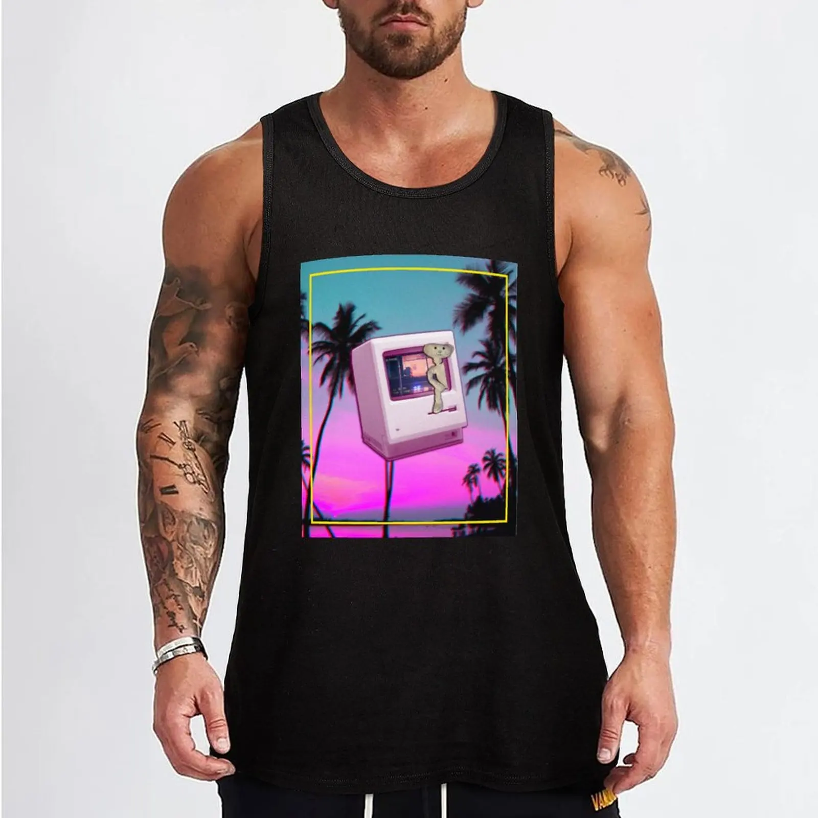 AIGHT IMMA HEAD OUT - BEAR (2020) Tank Top anime t-shirts new in tops & t-shirt