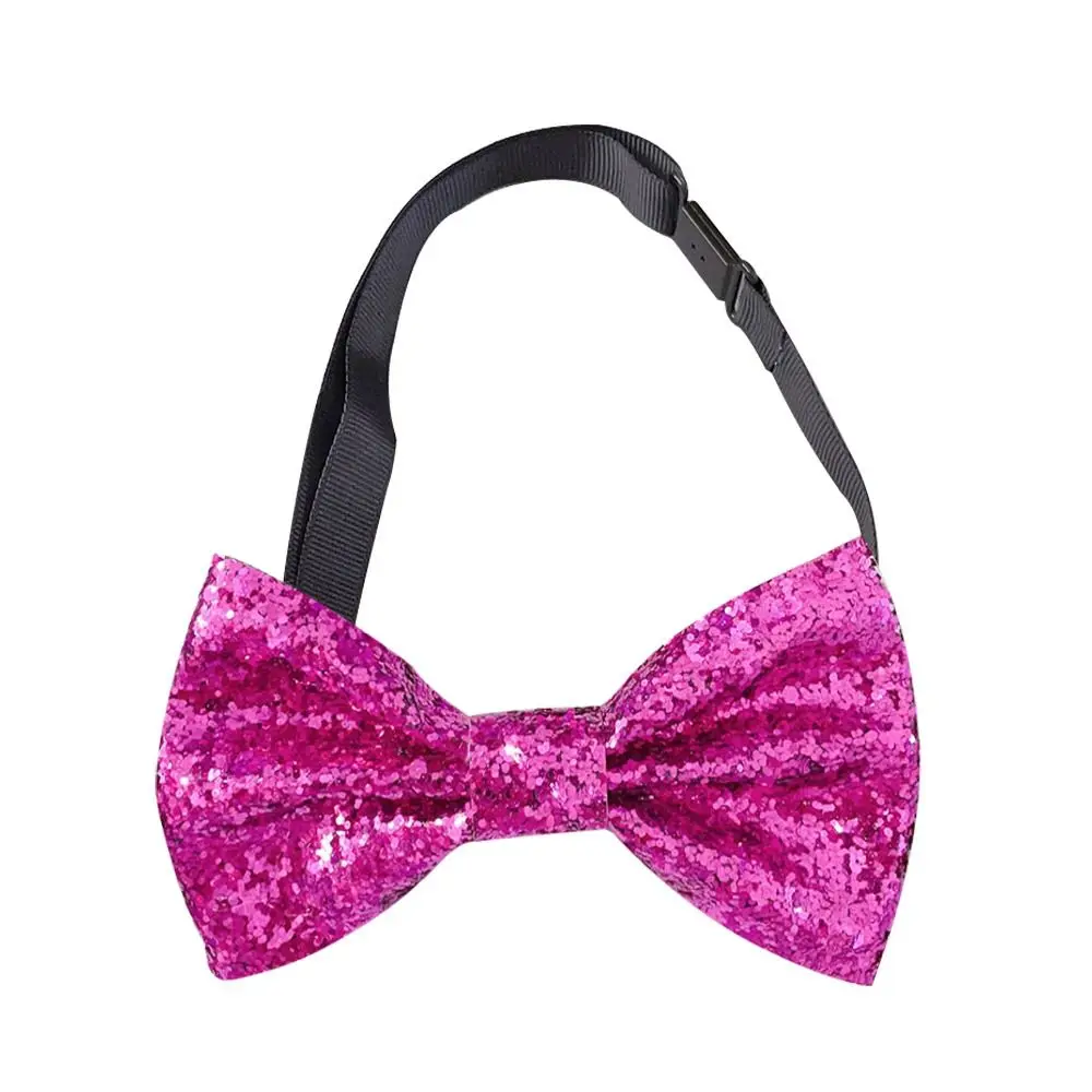 เนคไทโบว์ผูกประดับเลื่อมสำหรับการแสดงบนเวที แฟชั่นสำหรับผู้ชายและผู้หญิง เหมาะสำหรับการเต้นรำเป็นทีม โบว์ผูกประดับเลื่อมหลากสีสัน สำหรับงานปาร์ตี้ เนคไทโบว์ผูกประดับเลื่อมวิบวับ