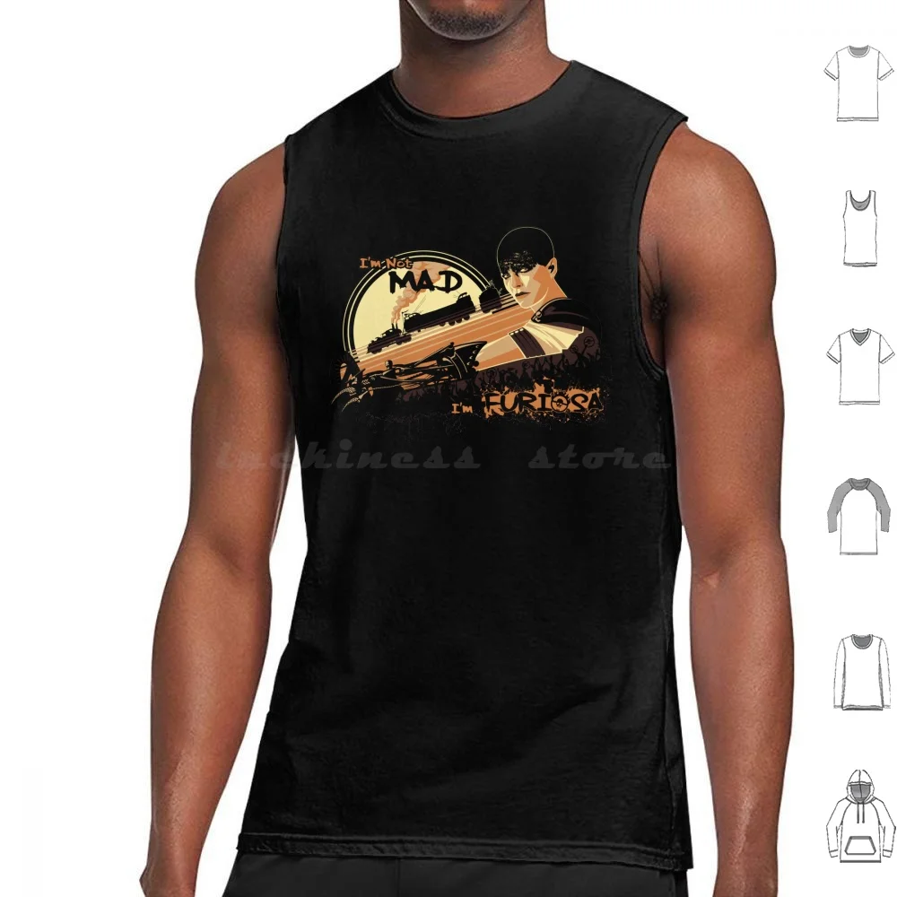 I'm Not Mad... Tank Tops Vest Sleeveless Furiosa Mad Max Mad Max Fury Road Fury Road Charlize Theron Tom Hardy Road War Boys