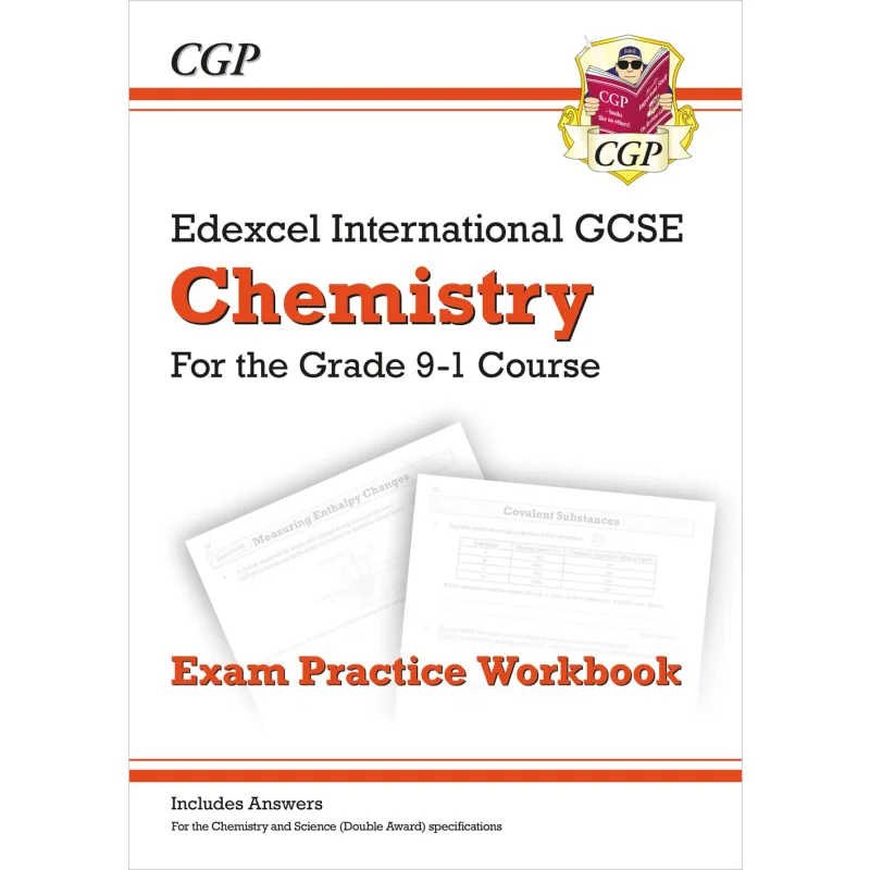 

Новая рабочая тетрадь Edexcel International GCSE для практики химического экзамена с книгами ответов CGP 9781782946861