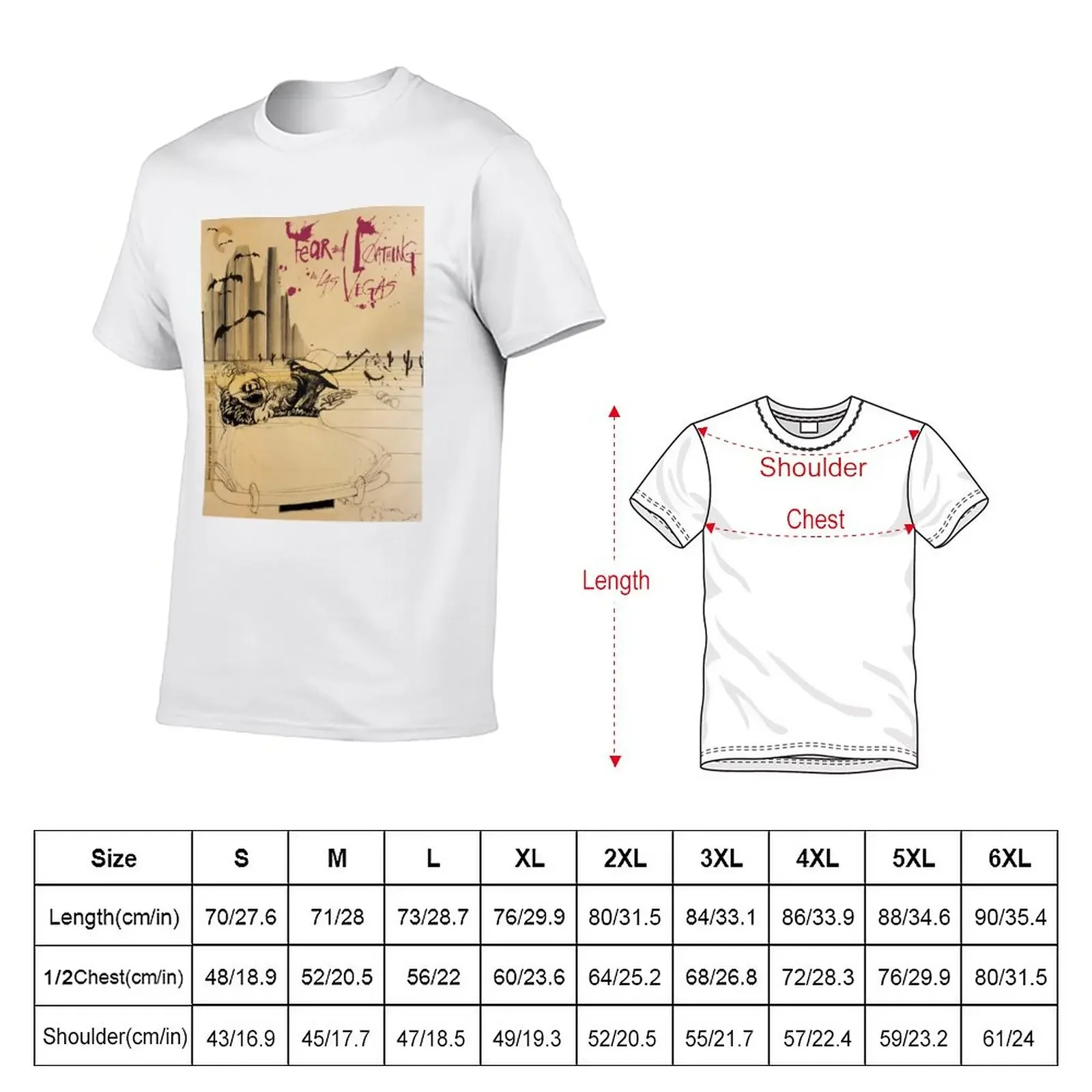 New Fear and Loathing in Las Vegas T-Shirt vintage t shirt kawaii clothes mens graphic t-shirts pack