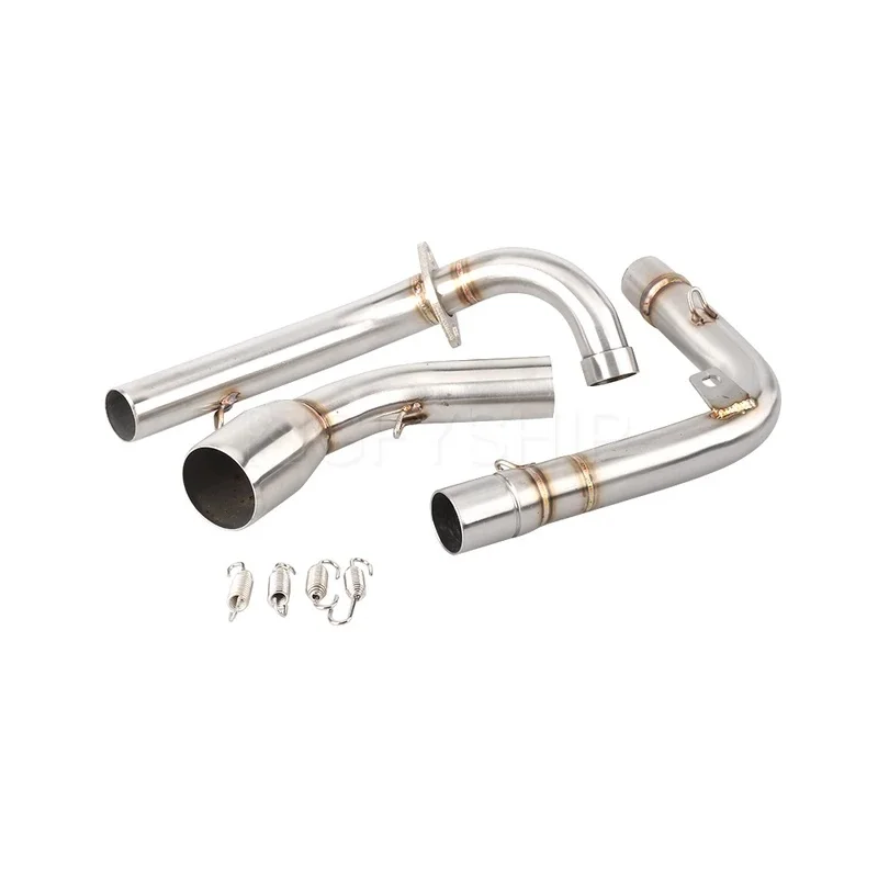 51mm Slip‑On Under‑Seat Motorcycle Escape Exhaust Header Link Pipe for Honda MSX125 Grom 125 2013‑2024