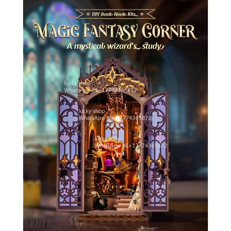 

House of Magic - A Miniature Gift for Magic Lovers, Gothic Three-dimensional Book Art