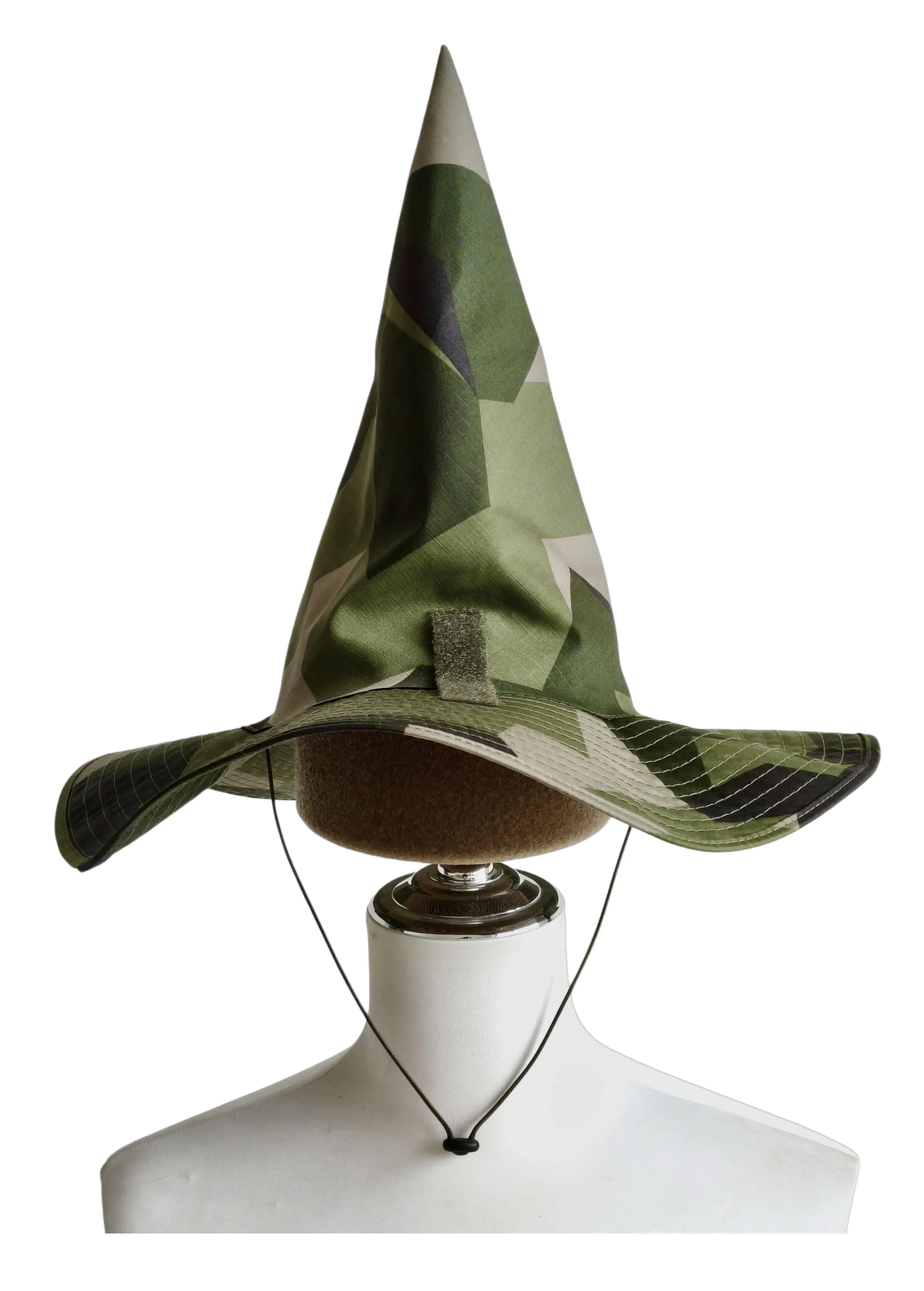 Camouflage Outdoor Hunting Tactical Wizard Magic Hat Cosplay Halloween Decor Festival Accessories