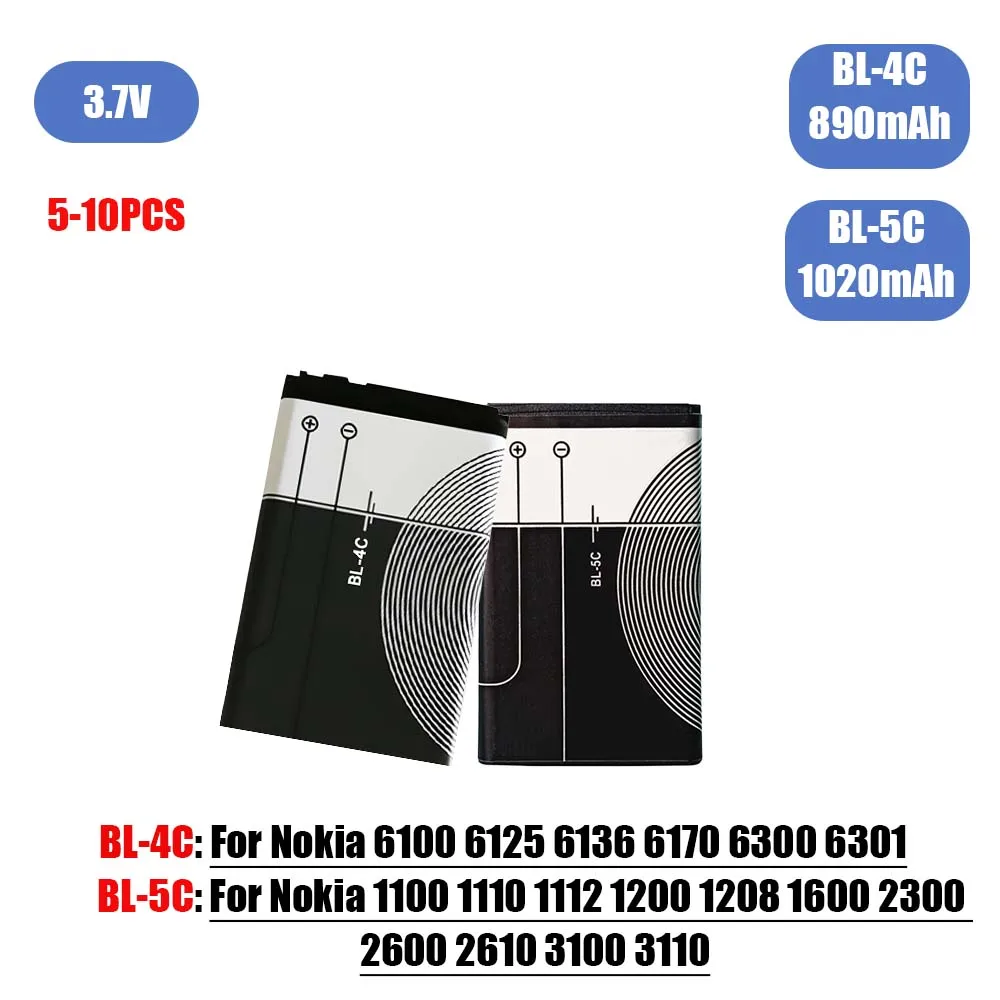 BL-5C BL-4C 3.7V 98…