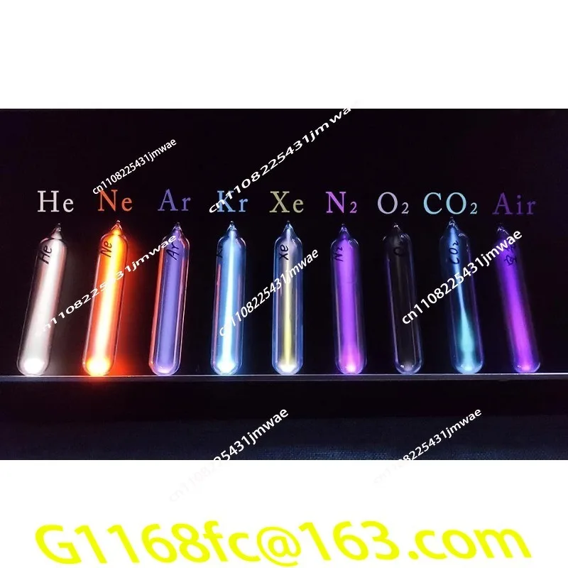 99.999% Rare Luminous Glass Tube Element Series Purity Collection Gift Display Teaching Prop