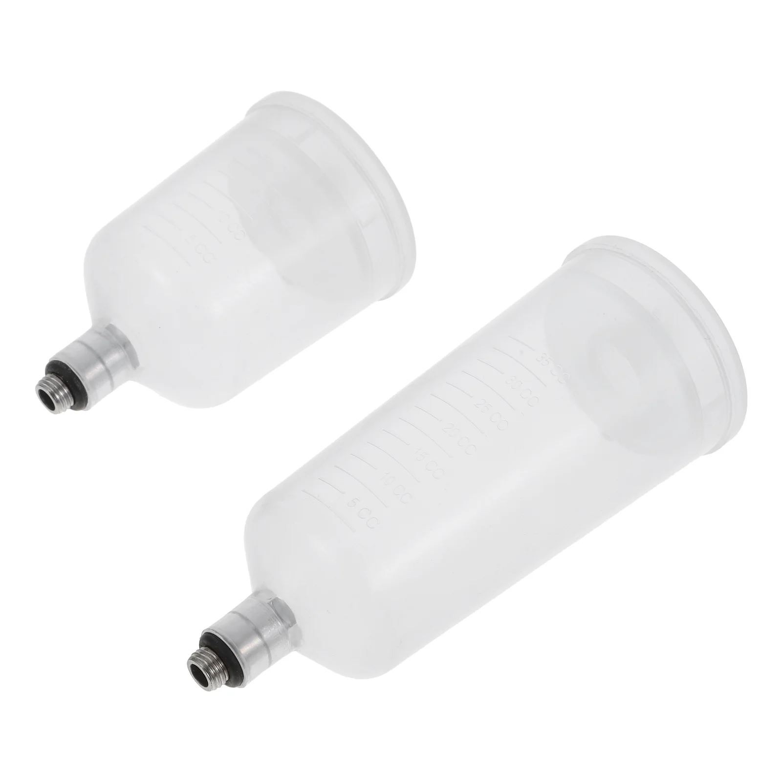 

2 PCS Airbrush Pot Siphon Feed Brands Replaceable Cup for Pigment Dismountable Paint Holder Storage