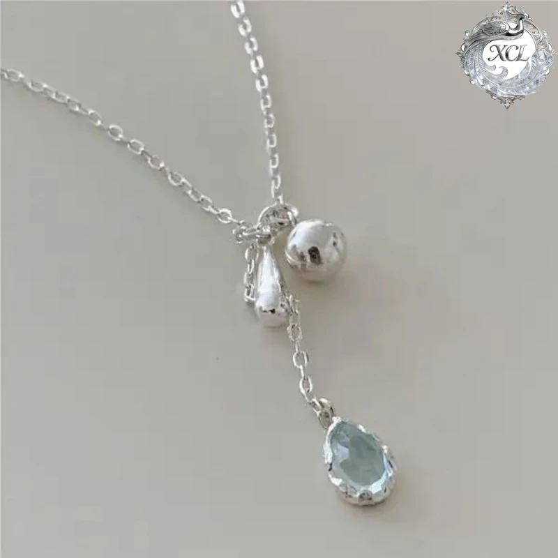 

Серебряное колье XCL 925 пробы с арабской надписью и фианитами, кулон «Друзья навсегда», модная цепочка-колье, подарок для женщин