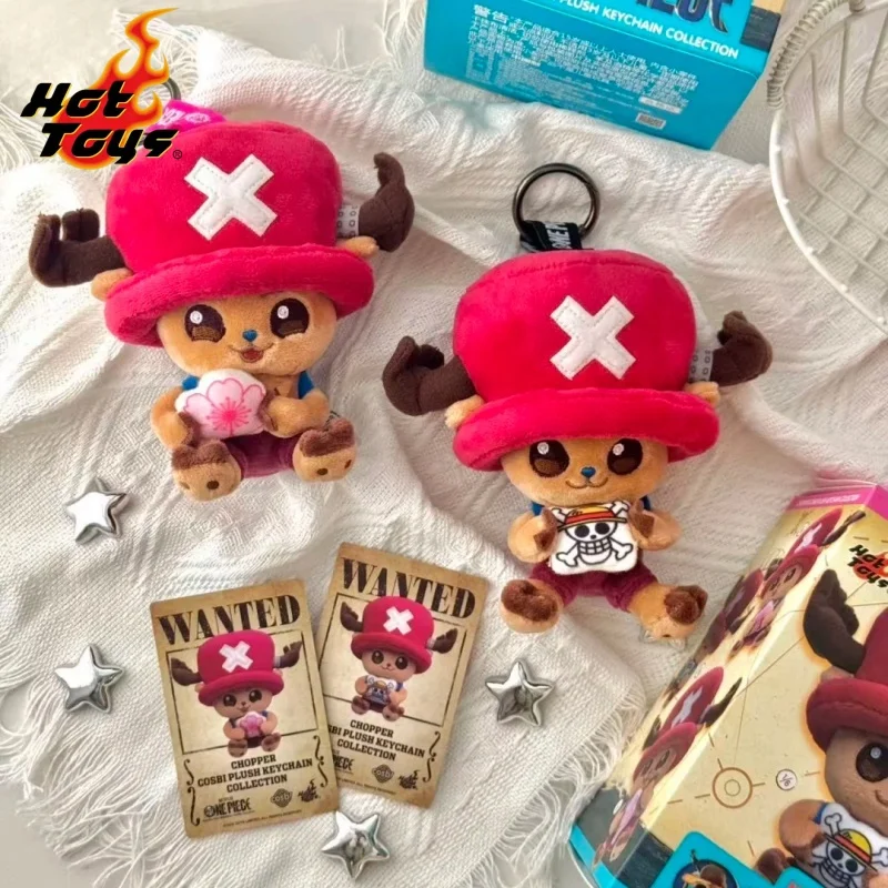 Hottoys One Piece Chopper Cosbi Plush Keychain Blind Box Cute Stuffed Pendant Anime Collectible Decor Gift For Boys Anime Fans