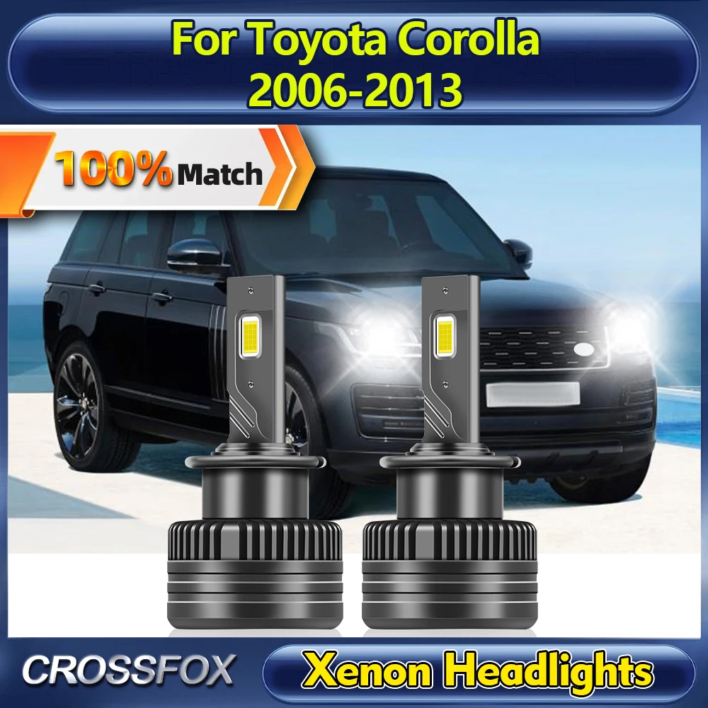 120W D4S Xenon Headlight Bulbs 25000LM Auto Headlamps 12V HID Lights For Toyota Corolla 2006 2007 2008 2009 2010 2011 2012 2013