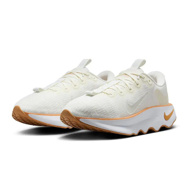 

Nike Wave Thick-Soled Design Cushioning and Wear-Resistant Training Women's Running Shoes New Motiva Unique Pattern Sole Comfortable Foot Feel Outdoor Sports Running Shoes Sail White Unique Design Fashionable Color Wave Sole Commuting Casual Sports Shoes 