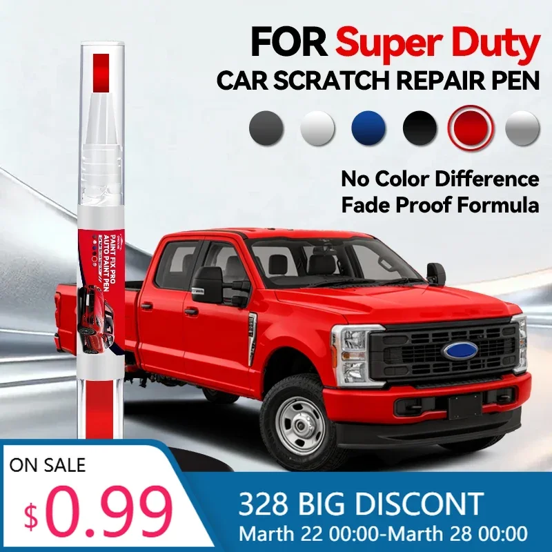 

Горячая новинка: Ручка для ремонта автомобильной краски для Ford Super Duty F-250 F-350 F-450 (1999-2025), аксессуар для устранения царапин, белый цвет, AZ