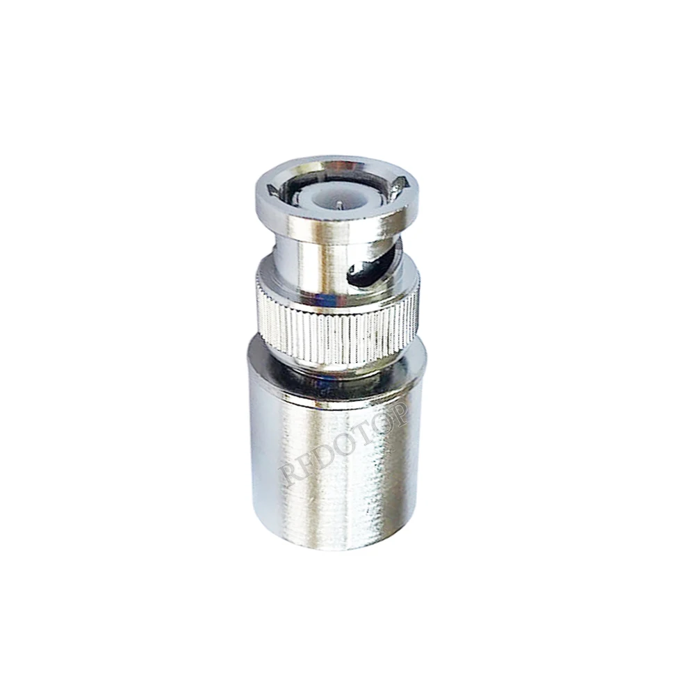 1Pcs 2W DC-3GHz BNC Male Connector RF Coaxial Termination Dummy Load 50 Ohm Socket Brass Straight Coaxial RF Adapters