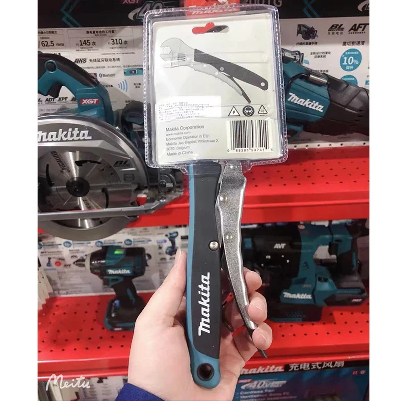 Imagem -04 - Makita Chave Ajustável B65470 Multifuncional Universal Alicate de Bloqueio Manual Braçadeira Fixa Dupla-uso Chave de Aço Conjunto Ferramenta de Reparo
