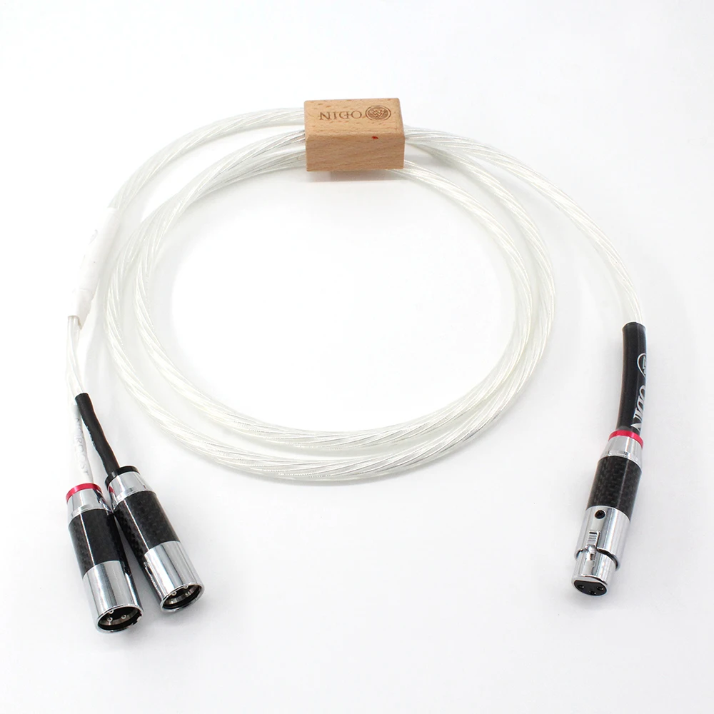 

Hi-End Nordost Odin Reference One XLR Female To 2 XLR male Plug Splitter Audio Balanced Cable HIFI XLR Cable