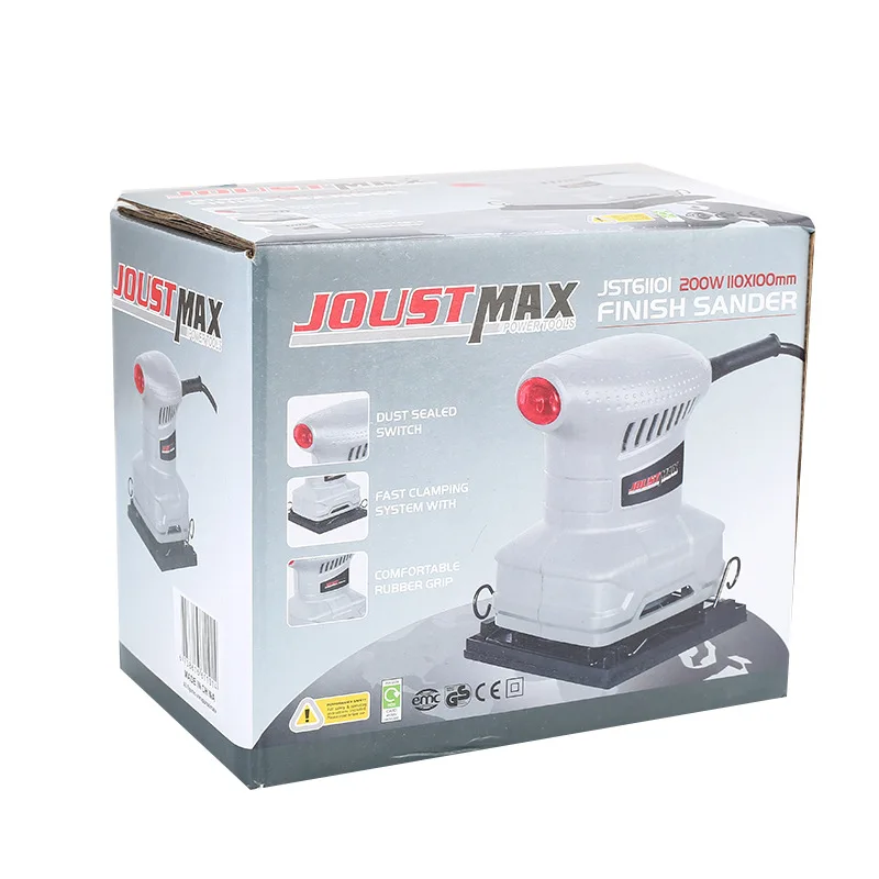 JBS Portable Electric Sander Wood & Metal Polishing Machine Wall Putty Square Sanding Machine Compact Model