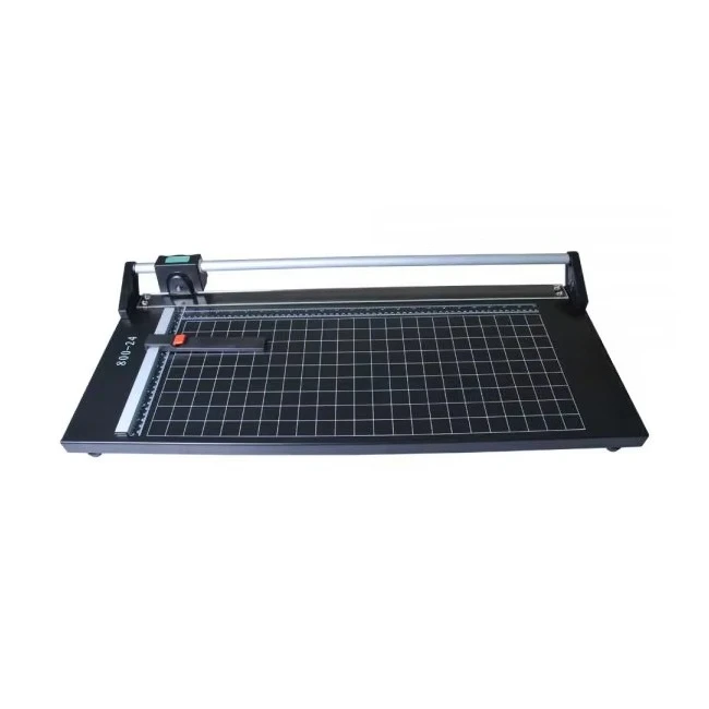 24-Inch A2 Vertical Type Manual Roller Cutter Iron Plate Push Rolling Paper Cutting Machine Paper Trimmer