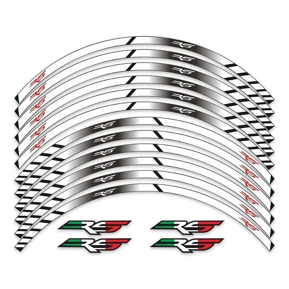 For APRILIA RS 125 50 250 RS125 RS50 RS250 Motorcycle Parts Contour Wheel Decoration Decal Sticker - 1 Motor