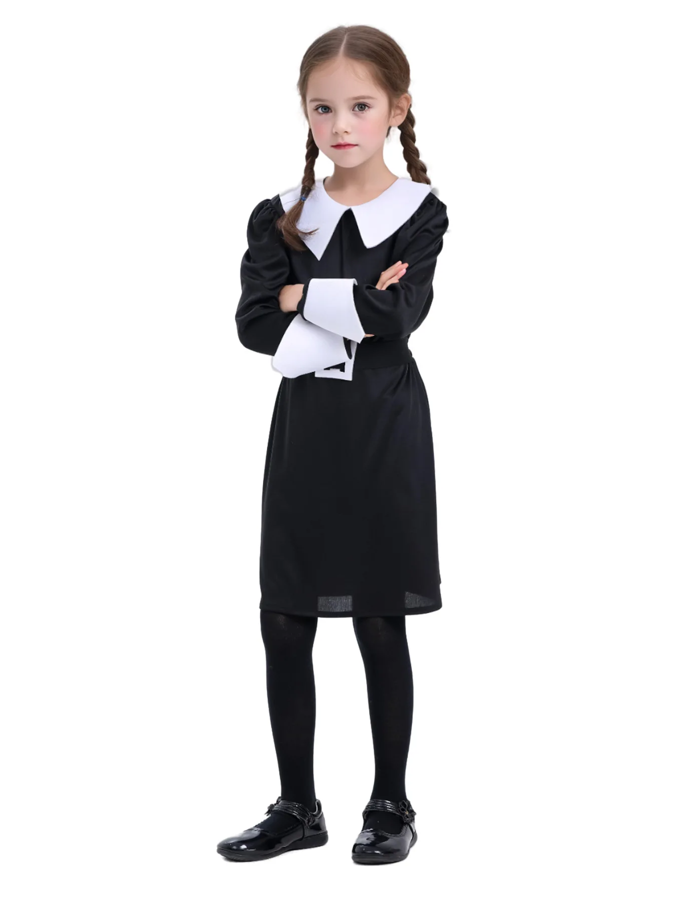 أطفال بنات الأربعاء آدامز تأثيري هالوين زي القرون الوسطى فيلم الرعب فستان الأميرة أنيمي حفلة تنكرية كرنفال تمويه