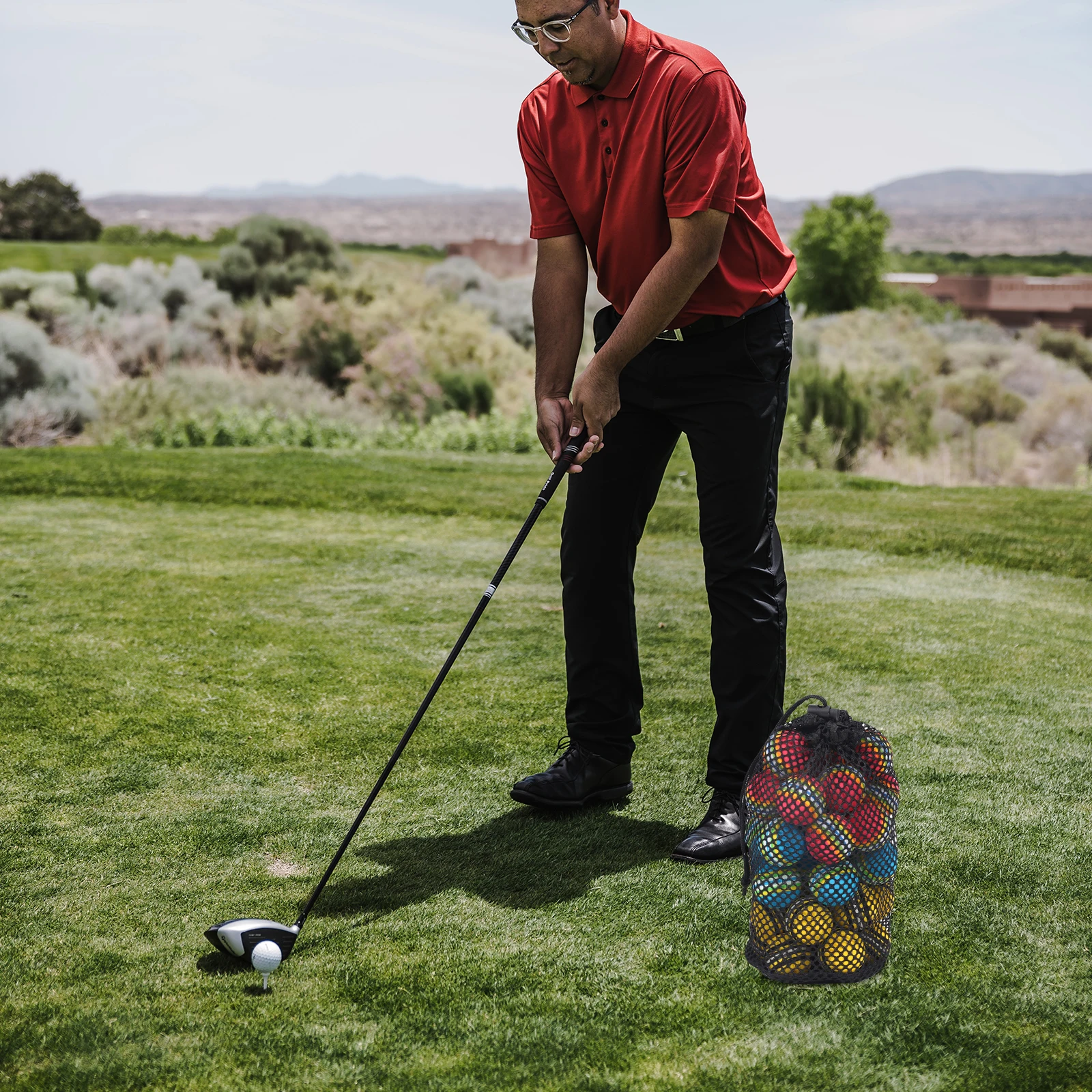 

Golf Storage Bag Baseball Carry Pouch Balls Mesh Accessories Nylon Golfball Container Portable Multifunctional