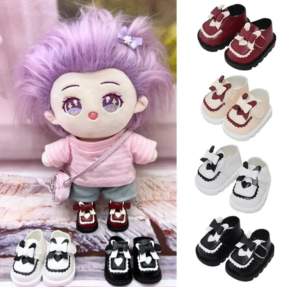 20cm star cotton doll shoes love bow princess shoes 6 points bjd doll dress up toy shoes