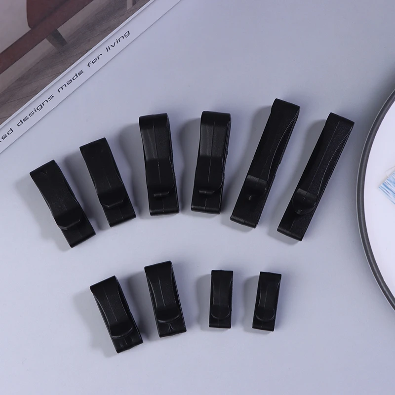 10 قطعة/الحزمة سريعة زلة حارس مشبك نهاية كليب المنزلق الأسود للتخييم التنزه على ظهره ضبط حزام حزام 20-51 مللي متر #2