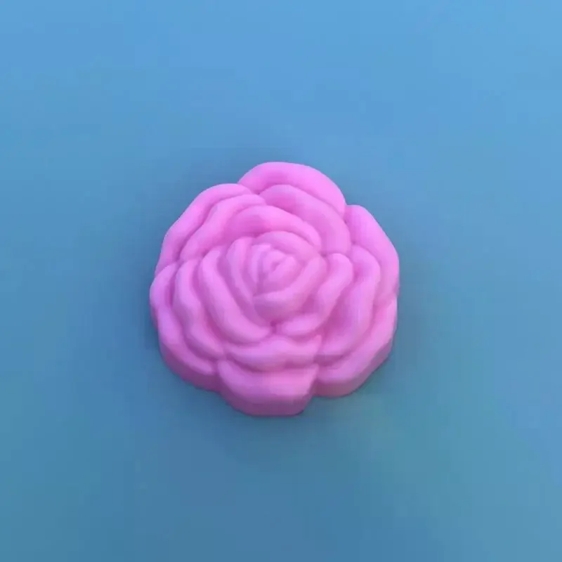 Flower Silicone Candle Mold DIY Handmade 3D Rose Soap: Plaster Resin Mould Cake Baking Party