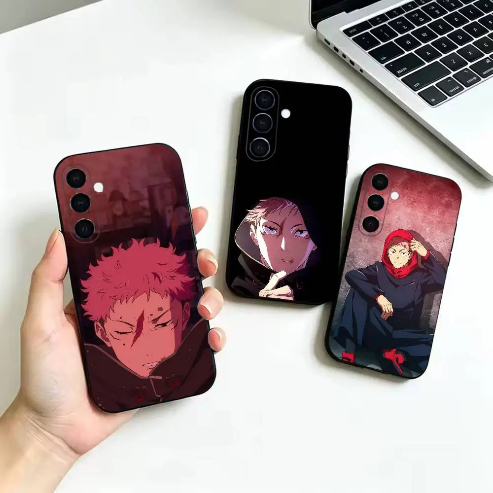 Yuji Itadori Soft Silicone Protective Cover, Suitable for Samsung Galaxy A02S,A12-A52,A21S,A31,A41,A51,A71-A73,A30S