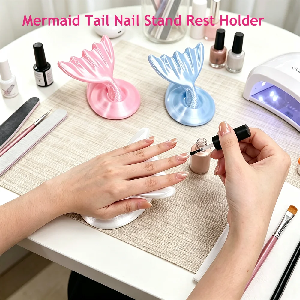 Resin Art Stand - Suporte para unhas com cauda de