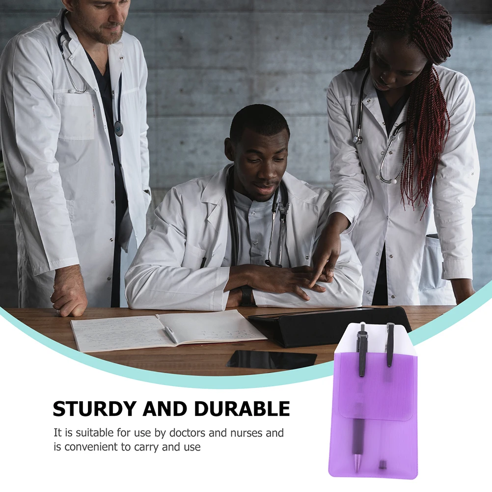 

Medical Pen Case PVC Small Size Doctor Nurse Pocket Protectors Leak Proof Pencil Bag Supplies ganizer Hospital Accessory Storage