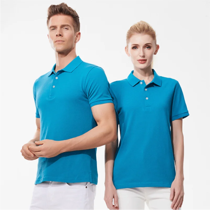 100% Cotton Short Sleeve POLO shirt Business Casual Solid color POLO shirt Custom shirt Embroidery/Print High Quality Tops