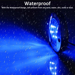 3 İnç, 6 led, yuvarlak krom deniz led transom montajlı kıç çapa navigasyon ışığı su geçirmez su geçirmez água tekne ışıkları, deniz 6-2835-smd, 12 v dc 8 tekneler için en çok satılan aydınlatma - no. 8
