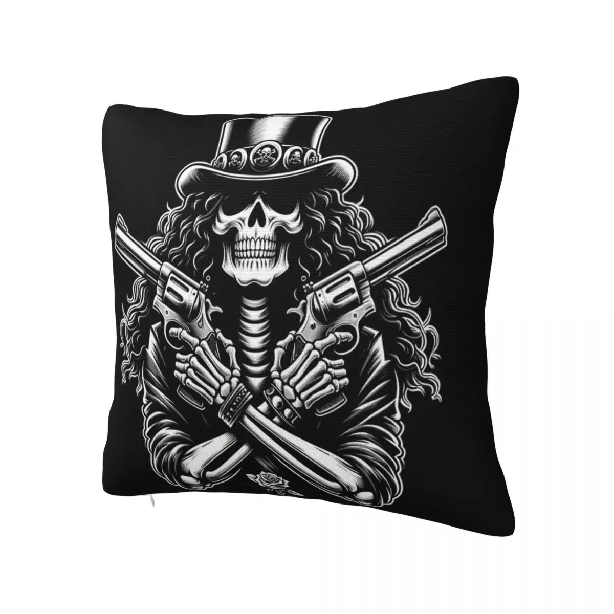 Guns N Roses Pillowcase Printing Polyester Cushion Cover Decor Pillow Case Cover Chair Square 18