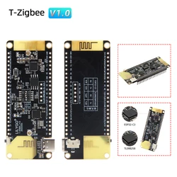 LILYGO® T-Zigbee ESP32-C3 TLSR8258 Zigbee Ultra Low Power IOT Development Board WiFi Bluetooth Smart Control Module For Xiaomi