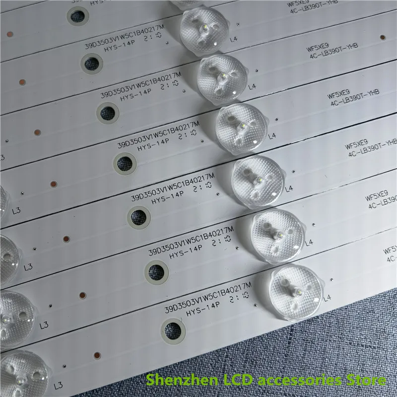 40 سنتيمتر 5LED 3 فولت LED شريط إضاءة خلفي 5 مصباح 4C-LB390T-YHB 4C-LB39T0-YHB NEW_39L2306C_3030C_8X5 لشيبا 39L2309C 39L2306C