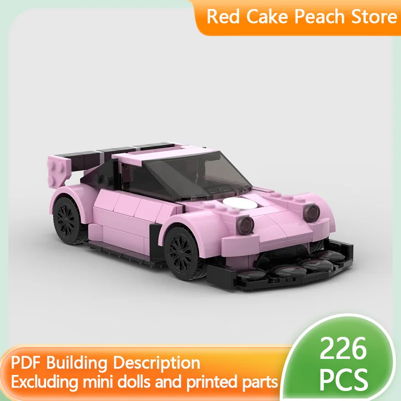 

Speed Racing Car Model MOC Building Bricks Pikes Peak Race Car Modular Technology Children Holiday Gifts Assemble Toys Suit