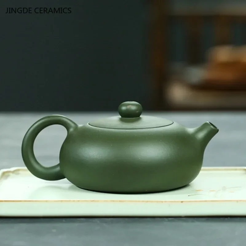 本物のYixing手作りティーポット、紫粘土ティーポット、美容ケトル、茶器、家庭用中国茶道ギフト、200ml